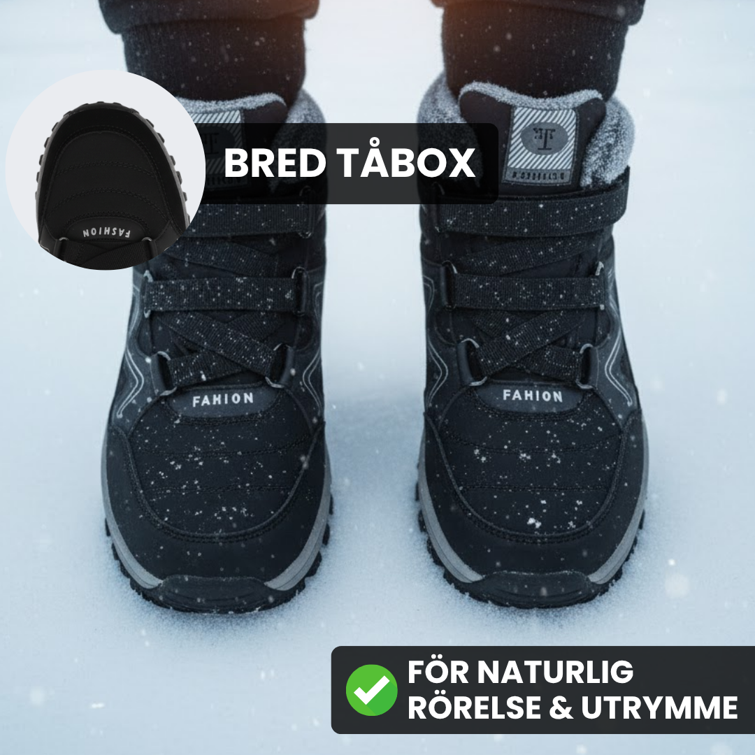 Alva - Ergonomiska Halkfria Vinterskor