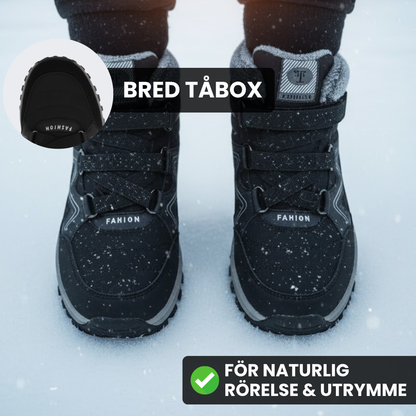 Alva - Ergonomiska Halkfria Vinterskor