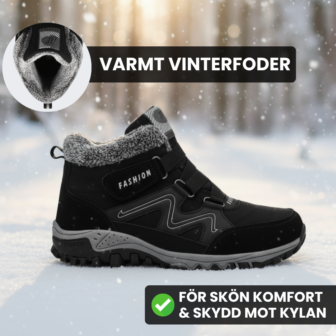 Alva - Ergonomiska Halkfria Vinterskor